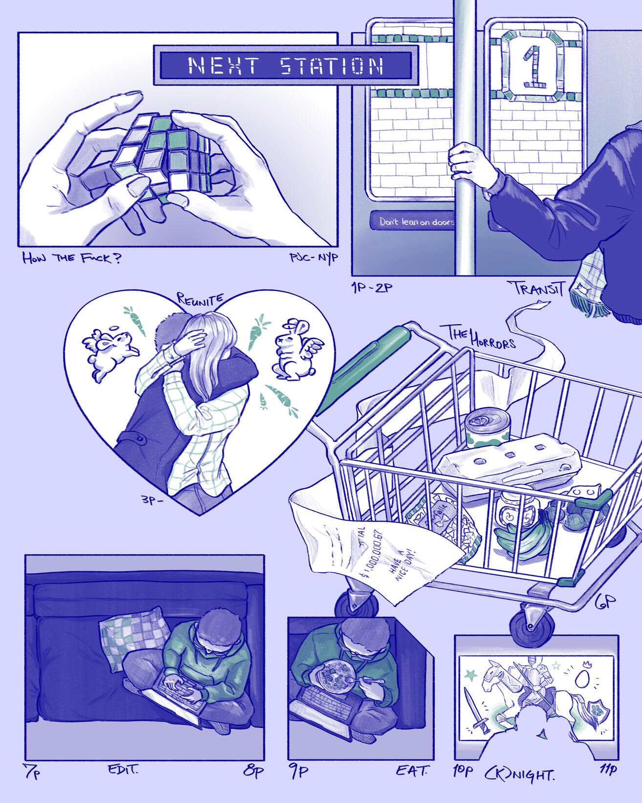 Hourly Comic Day 2/2 (Feb. 8, 2026)